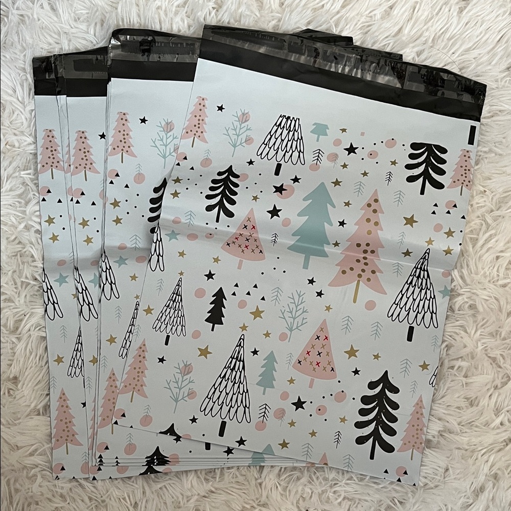15 pcs set of Tree Design Poly Mailers